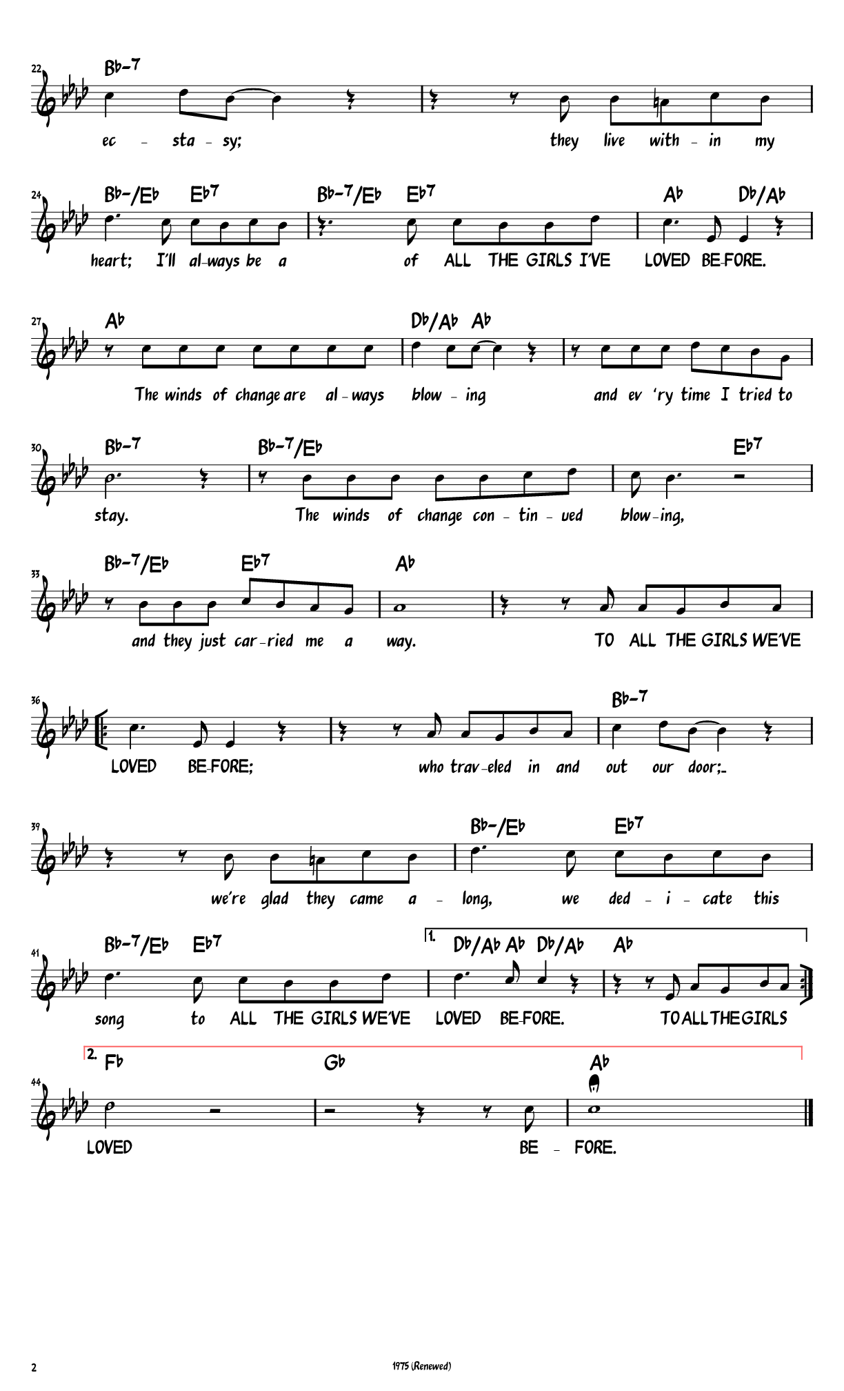 Sheet Music